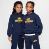 Nike Sportswear Club Fleece Big Kids' Hoodie In Blue