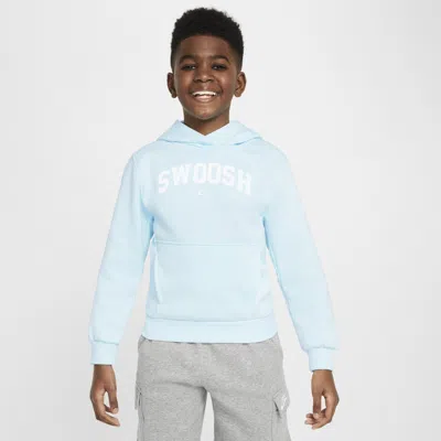Nike Sportswear Club Fleece Big Kids' Hoodie In Blue