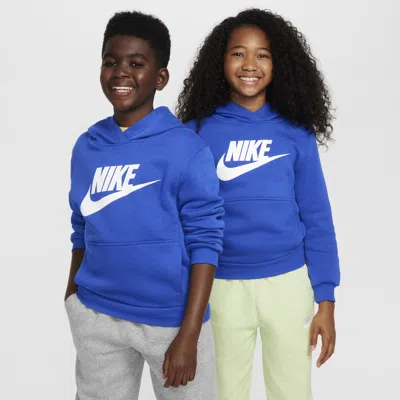 Nike Sportswear Club Fleece Big Kids' Hoodie In Blue