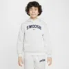 Nike Sportswear Club Fleece Big Kids' Hoodie In White