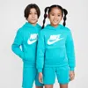 Nike Sportswear Club Fleece Big Kids' Hoodie In Green