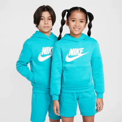 Nike Sportswear Club Fleece Big Kids' Hoodie In Green
