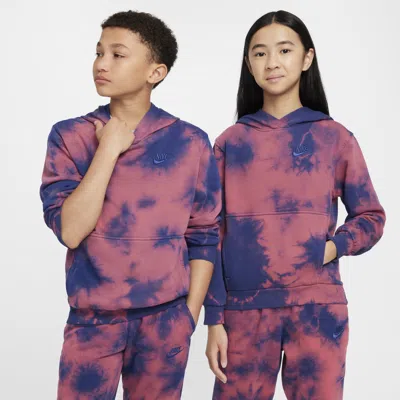 Nike Sportswear Club Fleece Big Kids' Hoodie In Pink