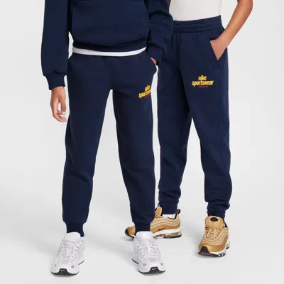 Nike Sportswear Club Fleece Big Kids' Jogger Pants In Blue
