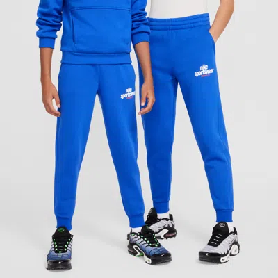 Nike Sportswear Club Fleece Big Kids' Jogger Pants In Blue