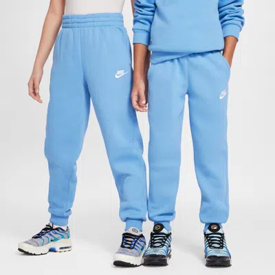 Nike Sportswear Club Fleece Big Kids' Jogger Pants In Blue
