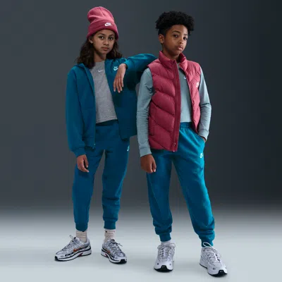 Nike Big Kids Sportswear Club Fleece Jogger Pants In Green