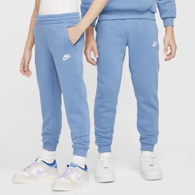 Nike Sportswear Club Fleece Big Kids' Jogger Pants In Blue
