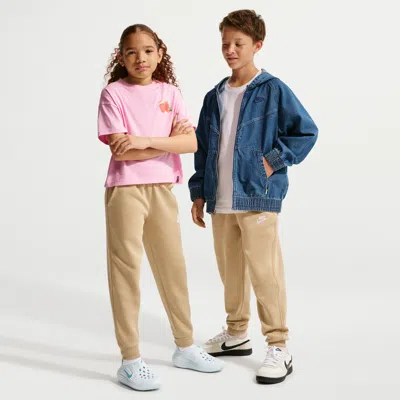 Nike Sportswear Club Fleece Big Kids' Jogger Pants In Brown