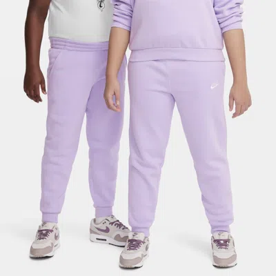 Nike Sportswear Club Fleece Big Kids' Jogger Pants (extended Size) In Purple