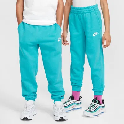 Nike Sportswear Club Fleece Big Kids' Jogger Pants In Green