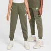 Nike Sportswear Club Fleece Big Kids' Jogger Pants In Green