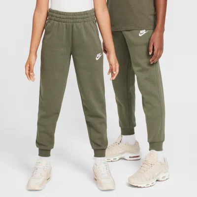 Nike Sportswear Club Fleece Big Kids' Jogger Pants In Green