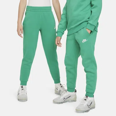 Nike Sportswear Club Fleece Big Kids' Jogger Pants In Green