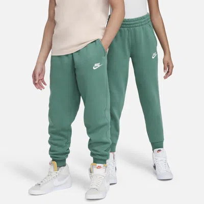 Nike Sportswear Club Fleece Big Kids' Jogger Pants In Green