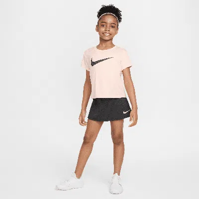 Nike Kids' Dri-fit Toddler Swoosh Motion Mesh Scooter 2-piece Set In Grey