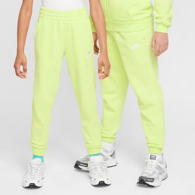 Nike Sportswear Club Fleece Big Kids' Jogger Pants In Yellow
