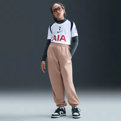 Nike Sportswear Club Fleece Big Kids' Loose Pants In Neutral