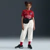 Nike Sportswear Club Fleece Big Kids' Loose Pants In Burgundy