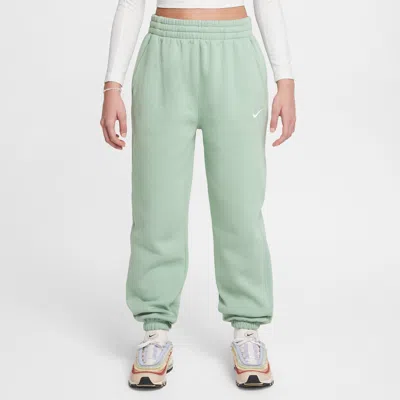 Nike Sportswear Club Fleece Big Kids' Loose Pants In Green