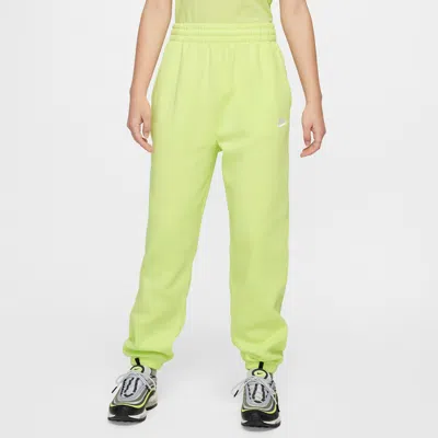 Nike Sportswear Club Fleece Big Kids' Loose Pants In Yellow