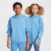 Nike Sportswear Club Fleece Big Kids' Oversized Pullover Hoodie In Blue