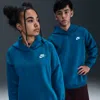 Nike Sportswear Club Fleece Big Kids' Oversized Pullover Hoodie In Blue