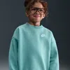 Nike Sportswear Club Fleece Big Kids' Oversized Sweatshirt In Blue