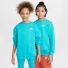 Nike Sportswear Club Fleece Big Kids' Oversized Sweatshirt In Green