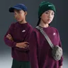 Nike Sportswear Club Fleece Big Kids' Oversized Sweatshirt In Red