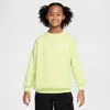 Nike Sportswear Club Fleece Big Kids' Oversized Sweatshirt In Yellow