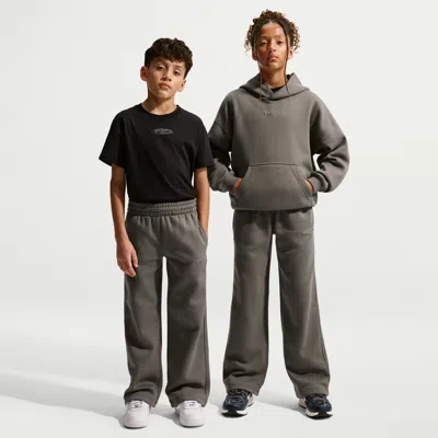 Nike Sportswear Club Fleece Big Kids' Pants In Gray
