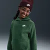 Nike Sportswear Club Fleece Big Kids' Pullover Hoodie In Green