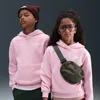 Nike Sportswear Club Fleece Big Kids' Pullover Hoodie In Pink