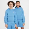 Nike Sportswear Club Fleece Big Kids' Pullover Hoodie In Blue