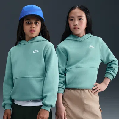 Nike Sportswear Club Fleece Big Kids' Pullover Hoodie In Blue