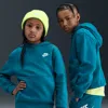 Nike Sportswear Club Fleece Big Kids' Pullover Hoodie In Blue