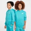 Nike Sportswear Club Fleece Big Kids' Pullover Hoodie In Green