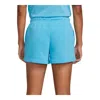 Nike Sportswear Club Fleece 'blue' Women's Mid-rise Shorts In Blue