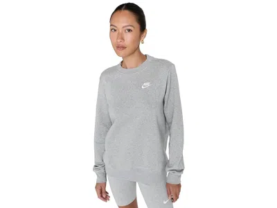 Nike Sportswear Club Fleece Crew Neck Sweatshirt In Neutral