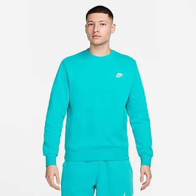Nike Sportswear Club Fleece Crewneck Sweatshirt In Multi