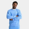 Nike Sportswear Club Fleece Crewneck Sweatshirt In University Blue/white