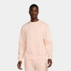 Nike Sportswear Club Fleece Crewneck Sweatshirt In Washed Coral/white