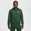 Nike Men's  Sportswear Club Fleece Pullover Hoodie In Fir/fir/white
