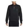 Nike Sportswear Club Fleece Half Zip Sweatshirt (asia Sizing) 'black'