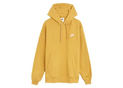 Pre-owned Nike Sportswear Club Fleece Hoodie In Yellow