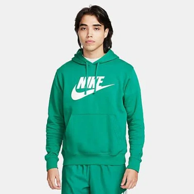 Nike Sportswear Club Fleece Hoodie In Malachite/malachite/white
