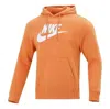 Nike Sportswear Club Fleece Large Logo Printing Orange