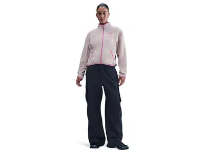 Nike Sportswear Club Fleece Loose Cozy Track Jacket In Neutral