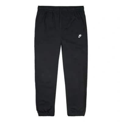 Nike Sportswear Club Fleece Printing Sports Trousers Black